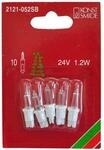 Konstsmide 2121-052SB Ersatzbirne / f&uuml;r Minilichterketten , Gl&uuml;hlampe, / 24V,...