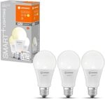LEDVANCE Smarte LED-Lampe mit WiFi Technologie, Sockel E27, Dimmbar, Warmweiß (2700 LEDVANCE Smarte LED-Lampe mit WiFi Technologie, Sockel E27, Dimmbar, Warmweiß (2700