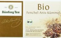 B&uuml;nting Tee Bio Fenchel-Anis-K&uuml;mmel, 20 x 3 g Beutel, 60 g