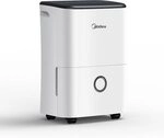 Midea Luftentfeuchter, 20L/24h, Raumgr&ouml;&szlig;e ca.100m&sup3;(40m&sup2;), DF-20DEN7-WF,