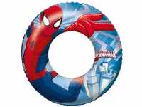 Bestway – Aufblasbarer Spiderman-Lizenz-Schwimmring, Mehrfarbig – 98003B – 56