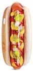 Intex 58771EU - Aufblasbare Luftmatratze Hotdog, Vinyl, Mehrfarbig, 176x76x20 cm
