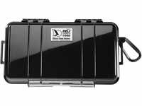 Peli 1060 Micro Case, Schwarz mit schwarzer Einlage, wasserdicht, stoßfest, mit