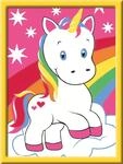 Ravensburger CreArt 29603 - S&uuml;&szlig;es Einhorn - Malen nach Zahlen f&uuml;r Kinder ab 7