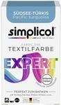 simplicol Textilfarbe expert S&uuml;dsee-T&uuml;rkis 150 g | Perfektes F&auml;rbemittel f&uuml;r