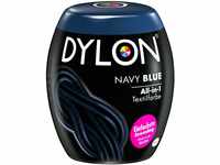 DYLON Navy Blue All-in-1 Textilfarbe (350 g), Stofffarbe zum Einfärben und