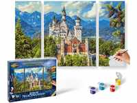 Schipper 609260837 Malen nach Zahlen - Schloss Neuschwanstein - Bilder malen für
