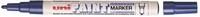 uni-ball 182153 - Lackmarker Uni Paint PX-21, Rundspitze, 1 - 1.5 mm, d&uuml;nn, blau, 1