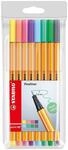 STABILO - Fineliner - point 88 - 8er Pack - Pastellfarben