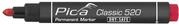 Pica 520/40 Marker/Permanentmarker Classic Farbe: rot | permanent-Tinte auf