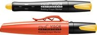 Pica VISOR Permanent-Marker Gelb 990/44 I Wasserfest und nachf&uuml;llbar | Extrem...