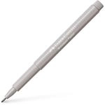 FABER-CASTELL 155488 - Faserschreiber Broadpen, pastell grau, 1 St&uuml;ck