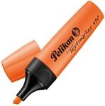 Pelikan Textmarker 490, 10 x Neon-Orange, 10 St&uuml;ck, mit Keilspitze