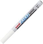 Uni-Ball 182301 - Lackmarker Paint PX-203 mit feiner Spitze, wei&szlig;