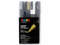POSCA PC-3M Art Paint Markers – 4er-Set – im Plastiketui (Camo Tones)