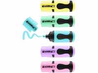edding 7 Mini Textmarker - Pastell-Farben - 5 highlighter pens - Keilspitze 1-3 mm -