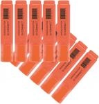 Q-Connect KF01115 Packung mit 10 Textmarkern, orange