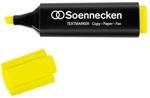 Soennecken Textmarker 2-5 mm, Keilspitze, gelb