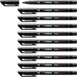 STABILO - Folienstift - OHPen universal | permanent medium, 10er Pack, schwarz