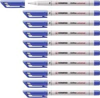 STABILO - Folienstift - OHPen universal - wasserl&ouml;slich fein - 10er Pack - blau