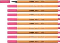 STABILO - Fineliner - point 88-10er Pack - hellrosa