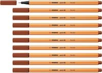 STABILO - Fineliner - point 88-10er Pack - r&ouml;tel