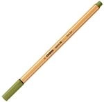 Fineliner - STABILO point 88 - Einzelstift - schlammgr&uuml;n