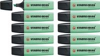 STABILO - Textmarker - BOSS ORIGINAL Pastel - 10er Pack - Hauch von Minzgr&uuml;n