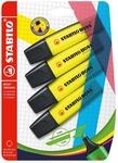 STABILO - Textmarker - BOSS ORIGINAL | 4er Blister, gelb