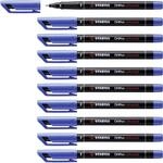 STABILO - Folienstift - OHPen universal - permanent fein - 10er Pack - blau