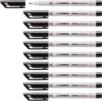 STABILO - Folienstift - OHPen universal - wasserl&ouml;slich medium - 10er Pack - schwarz