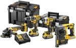 DEWALT 18V XR b&uuml;rstenloses Set - 3 x 5Ah (4 St&uuml;ck), DCK422P3T-QW