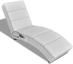 vidaXL Massage-Relaxliege Liegesessel Massagefunktion Liegesessel Loungeliege Liege 5