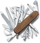 Victorinox Taschenmesser Swiss Champ Wood, Holz, 29 Funktionen, Swiss Made,...