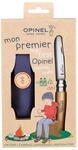 Opinel 254596 2400 No 7, Kindermesser, rostfrei, Buchenholz natur, Etui