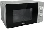 Gorenje MO20E1S Mikrowelle / 800 W, Schwarz, Edelstahl.