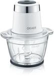 GRAEF Multi-Zerkleinerer CH501 Wei&szlig; Ideal zum Hacken, Schneiden und Mixen von Obst,