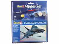 Revell Revell_64029 Modellbausatz Flugzeug 1:144 - F-14A Black Tomcat im Maßstab