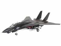 Revell Modellbausatz Flugzeug 1:144 - F-14A Black Tomcat im Maßstab 1:144, Level 3,