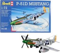 Revell Modellbausatz Flugzeug 1:72 - P-51D Mustang im Ma&szlig;stab 1:72, Level 3,