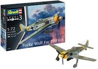 Revell 03898 Modellbausatz Focke Wulf Fw190 F-8" im Ma&szlig;stab 1:72, Level 3