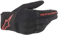 Alpinestars Motorradhandschuhe Copper Gloves Black Red Fluo, Black/RED/Fluo, M,