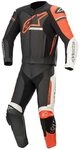 Alpinestars Gp Force Phantom Leather Suit 2 Pc Black/White/Fluo Red