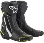 Alpinestars SMX Plus v2 Motorradstiefel (Black/White/Yellow,45)