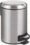 WENKO Kosmetikeimer 3 Liter, rostfreier Edelstahl, mit Absenkautomatik,