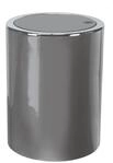 Kleine Wolke Kosmetikeimer Clap Mini, ABS, Platin, 1,5 Liter 12,8 cm x 16,2