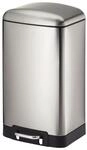 kela Treteimer, Davino, 12 L, 27 x 23 x 40cm, Edelstahl, 10902, Silber