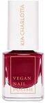 Kia-Charlotta 100% Veganer Bio Nagellack Super Powers (Weinrot) |Tierleidfrei, Made