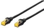 DIGITUS LAN Kabel Cat 6A &ndash; 5 m &ndash; S/FTP Geschirmt &ndash; Schwarz
