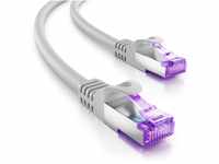 deleyCON 15m CAT7 Netzwerkkabel - 10 Gigabit - RJ45 Patchkabel Ethernet Kabel